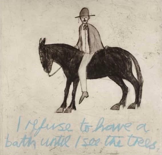Kate Boxer, I Refuse to Have a Bath Until I See the Trees (Unframed)