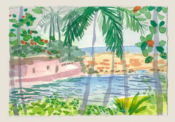 Annabel Keatley, Kerala Lagoon (Hungerford Gallery)
