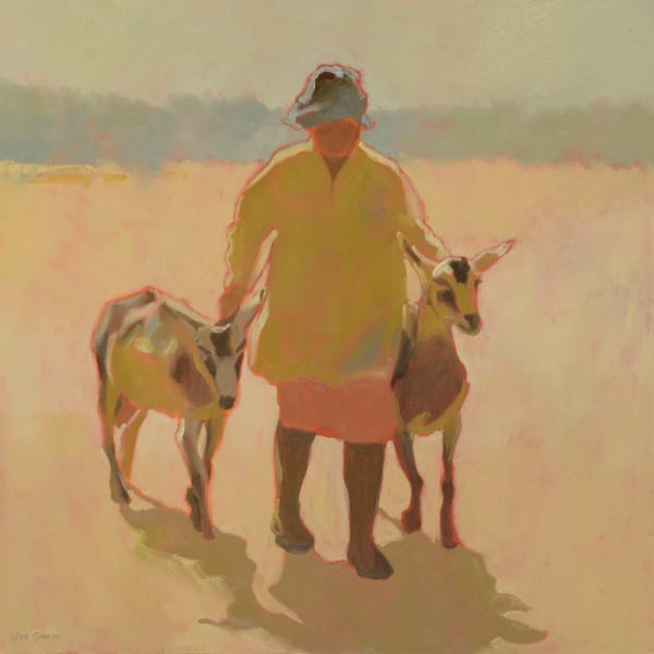 Clare Granger, Goats in the Sun (London Gallery)