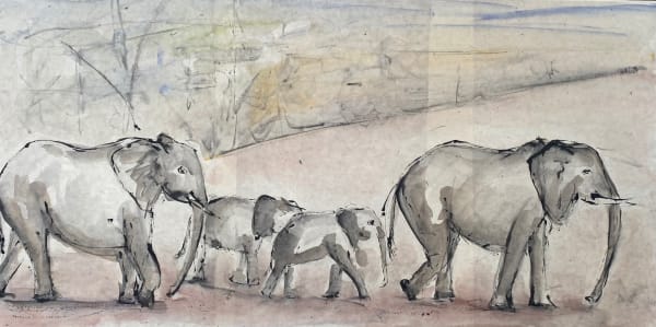 Christine Seifert, Elephants in a Line