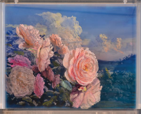 Roses and River, Late Evening Over Early Evening, , 2020