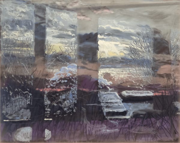Snow, Evening Under Afternoon, Inside Over Outside, 2025