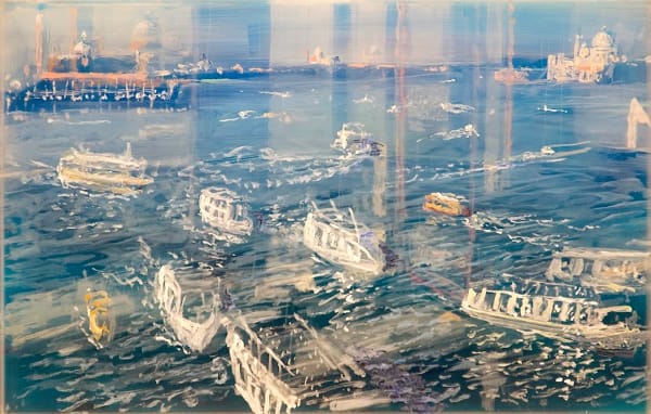 Venice, Morning Traffic, Outside Over Inside, 2023