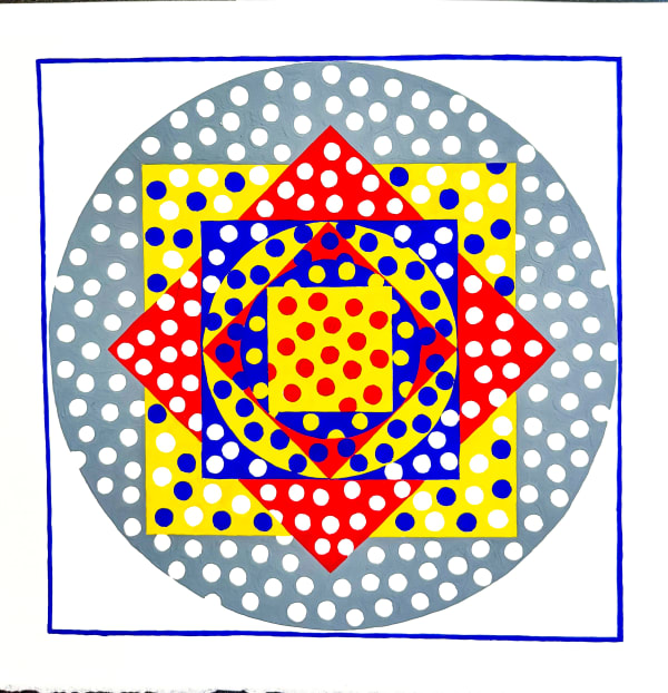 Bruce Cahn Small Mandala II 8" x 8" inches | 20 x 20 cm