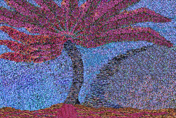 Red Palm , 2024