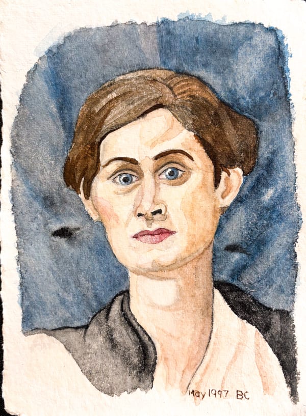 Bruce Cahn Portrait of a Woman 8.5" x 6.25" | 21.5 x 15.75 cm