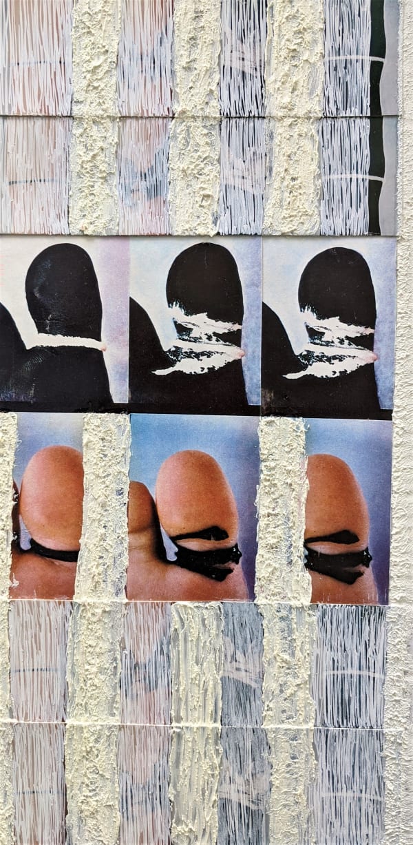 Kaethe Kauffman, Toes 6 w Bamboo © Kaethe Kauffman 2022 limited edition print on silk , 2022