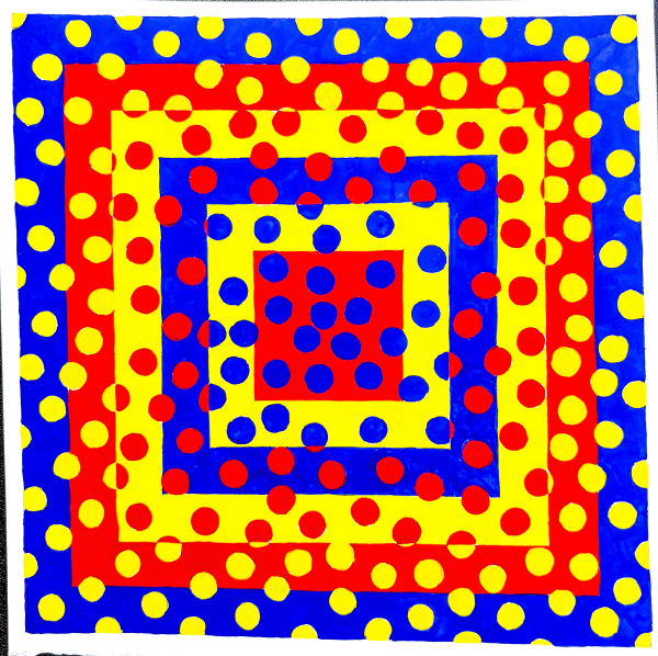 Bruce Cahn Small Mandala I 8" x 8" inches | 20 x 20 cm