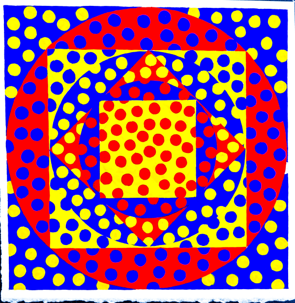 Bruce Cahn Small Mandala III 8" x 8" inches | 20 x 20 cm
