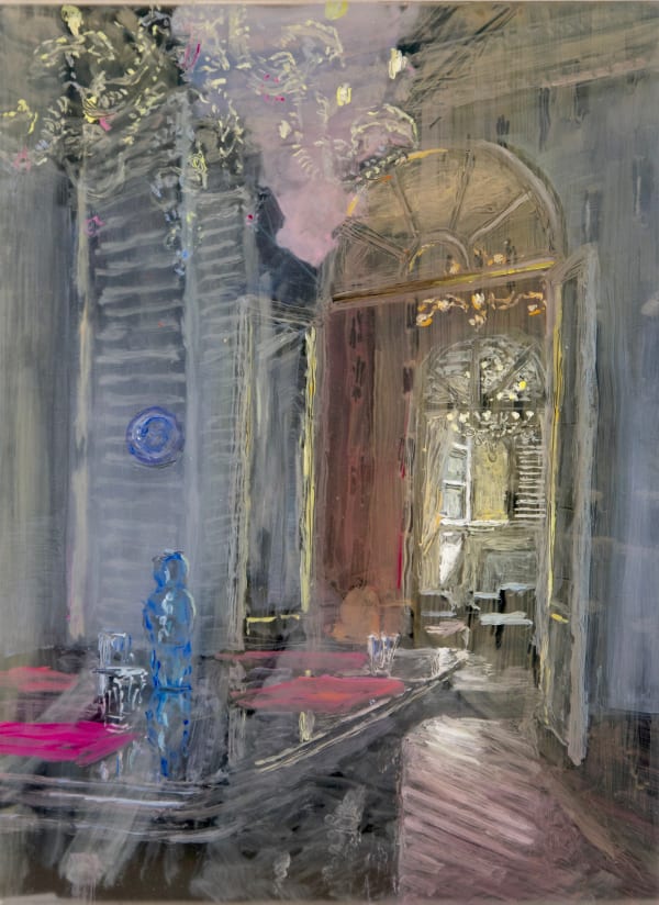 Apartment, Lucca, Afternoon Inside Over Dusk Outside, 2022