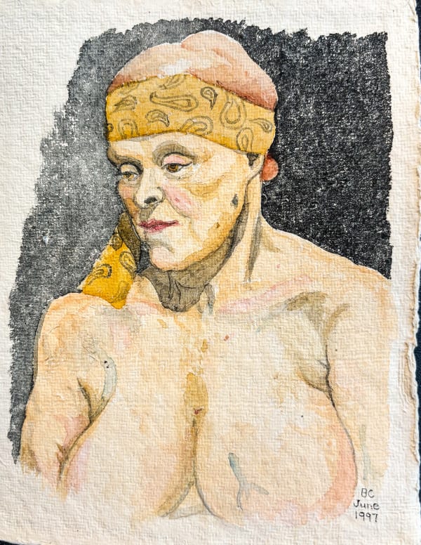 Bruce Cahn Nude Study VII 8.5" x 6.25" | 21.5 x 15.75 cm