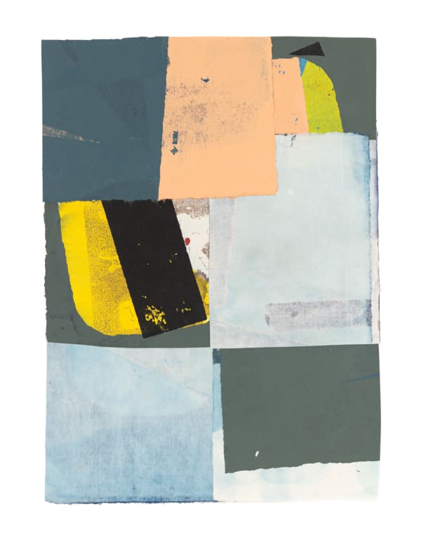 Amy Torgeson, Untitled- Blue, Orange and Green Blocks, 2021