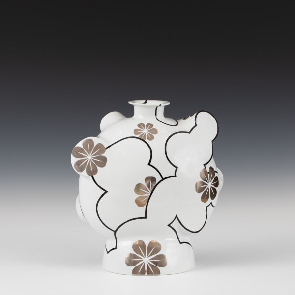 Sam Chung, Flowering Cloud Flask, 2024
