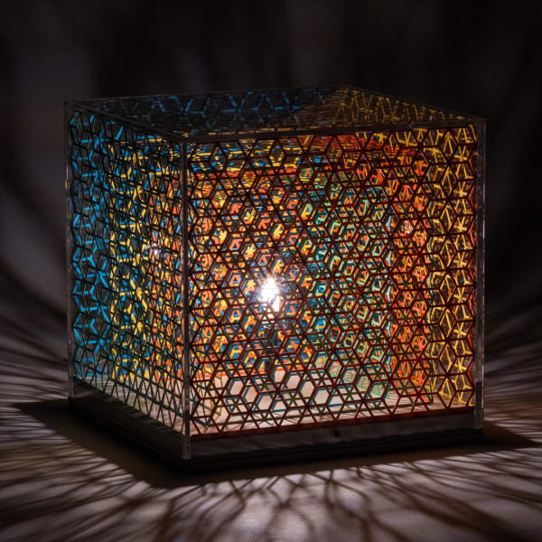 Conrad Shawcross Cure3 Cube (Conrad Shawcross), 2024 Mixed media 20x20x20cm