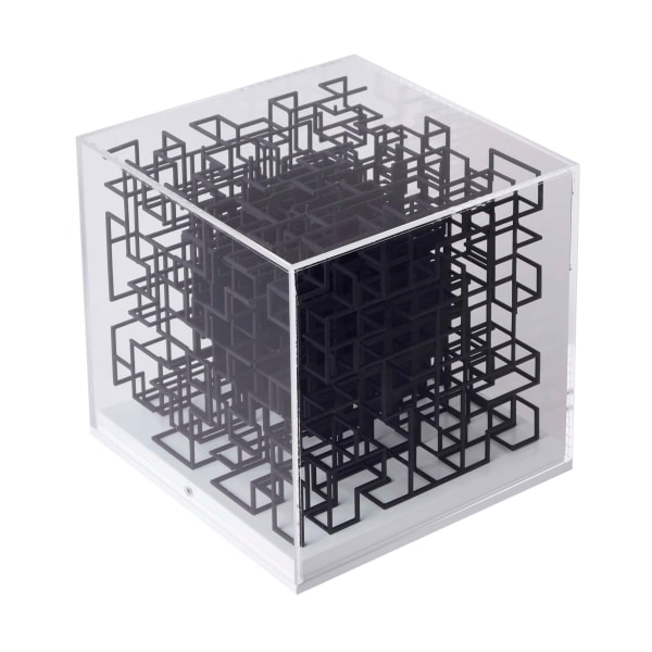 Random International A study for Gradients , 2022 Perspex cube, 3d-printed nylon 20x20x20cm