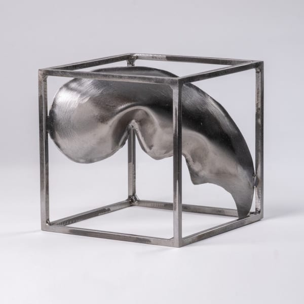 James Capper Inflation Sculpture, 2024 Steel 20x20x20cm
