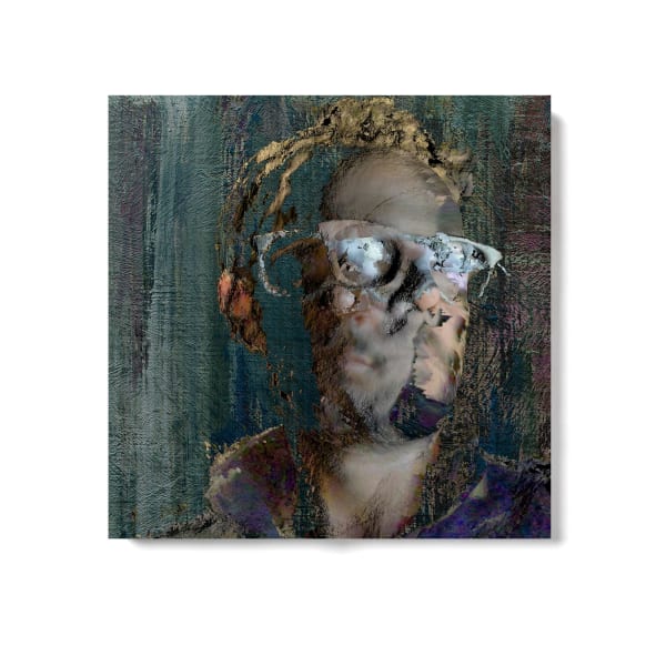 Jonathan Yeo Something Wicked This Way Comes, 2025 Hahnemuhle Photo Rag Smooth, hand finished with satin varnish 20x20x1.8cm