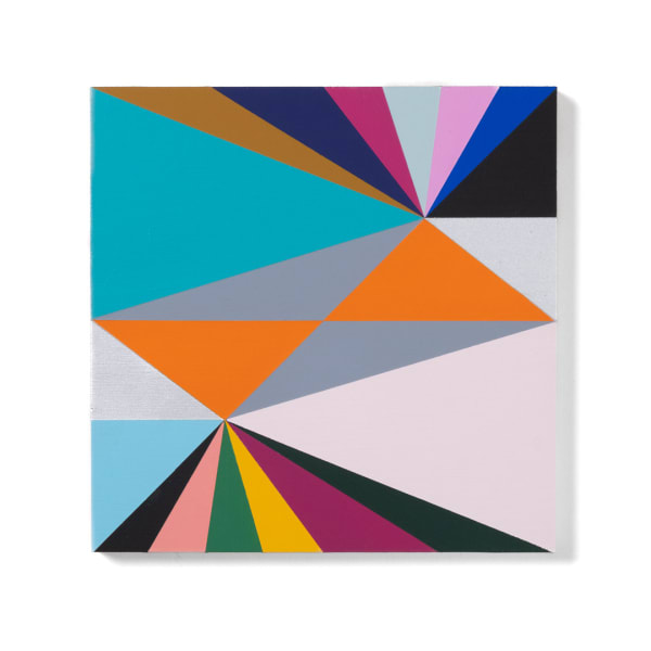 Lothar Götz Retro Series - Ecstasy, 2024 Acrylic on panel 20x20x1.8cm