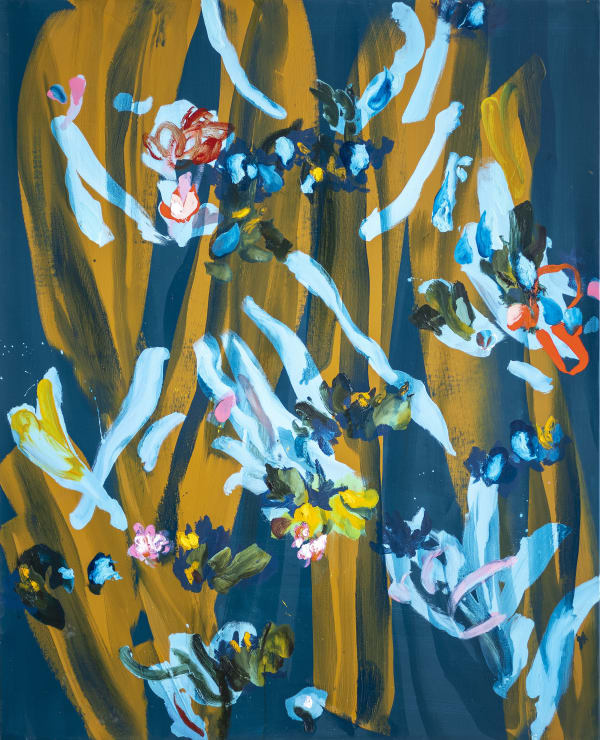 Gael Davrinche, Fireworks In Deep Blue, 2022