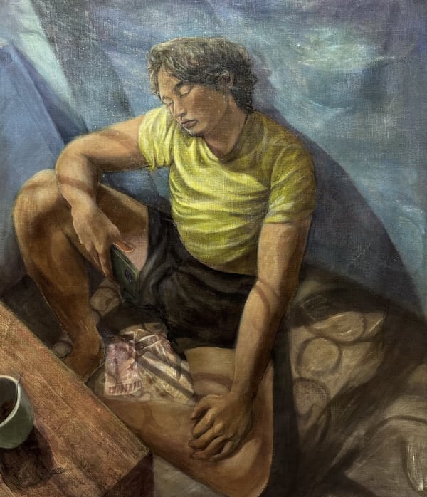 Faris Heizer, Too Tired for a Coffee Break, 2023