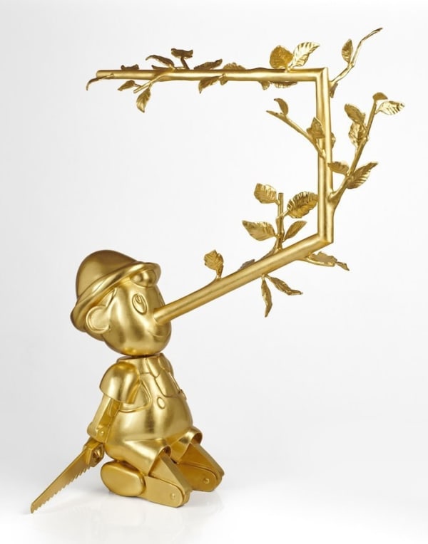 Hubert Le Gall, Pinocchio Lamp, 2015