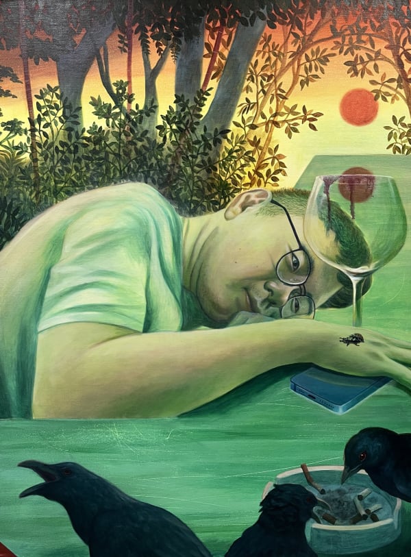 Casey Tan, Tequila Sunrise Sleepy Eyes, 2023