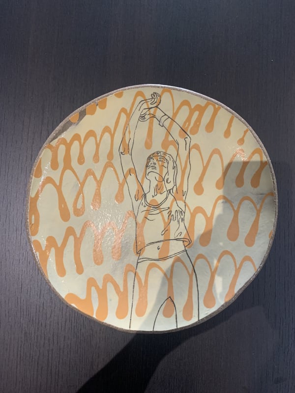 Emilie Taylor, Untitled (Slipware Plate 11), 2020