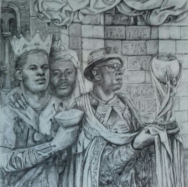 Glynis Lamond, The Three Wise Men-Take Away This Cup, 2021