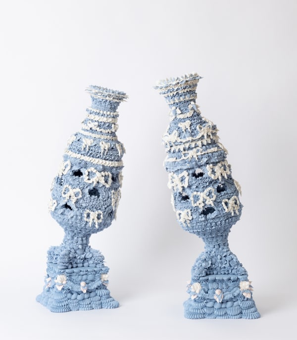 Ebony Russell, Indecorum: In Confidence Vase & Pedestal Set , 2022