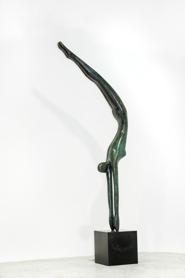 Jill Berelowitz, The Diver, 2019. Inspired by 'Diving Girl' sculpture created for the 2012 London Olympic Games, 2019