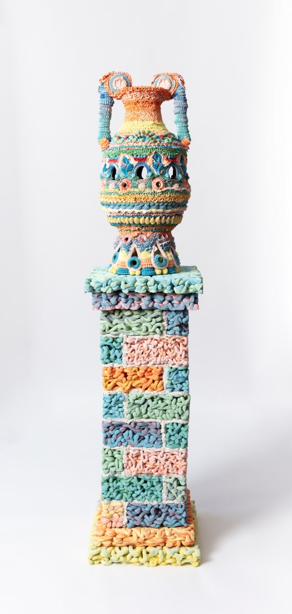 Ebony Russell, Polychrome Volute Krater II, 2025