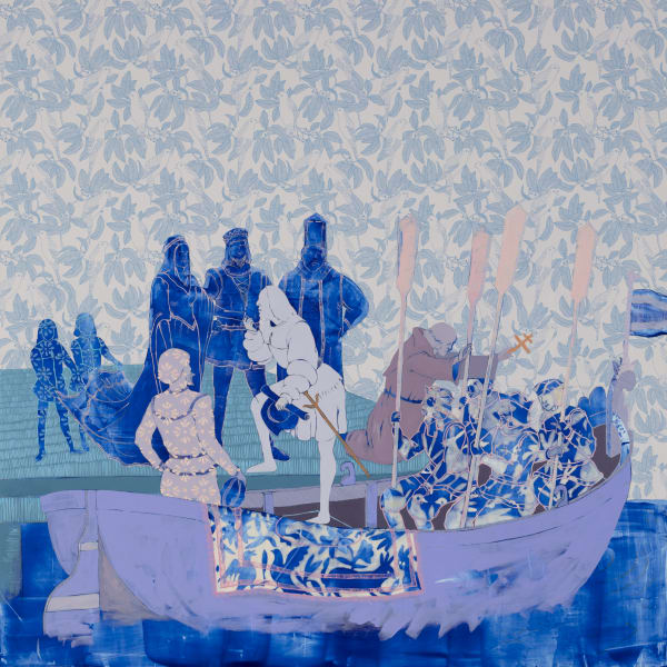 Crystal Latimer, Untitled with Parrots (The First Voyage), 2019