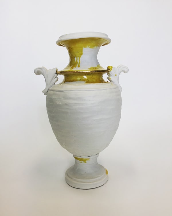 Amy Hughes, A Wash with Couleur Vase in Yellow, 2020