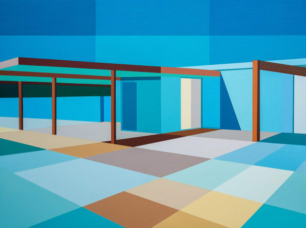 Andy Burgess, Wexler Steel House Entrance II, 2017