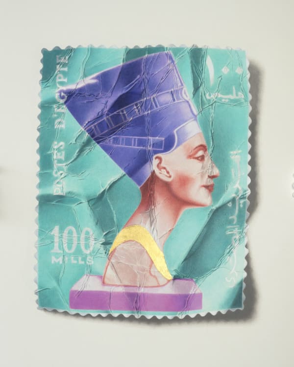 Nourine Hammad, Nefertiti Postage Stamp, 2021