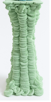 Ebony Russell, Green Piped Pedestal, 2023