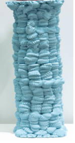 Ebony Russell, Aqua Piped Pedestal, 2023