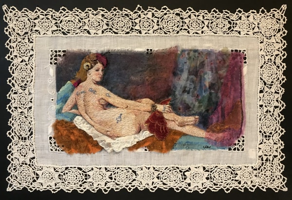 Lesley Wood, Threads of Odalisque, 2022