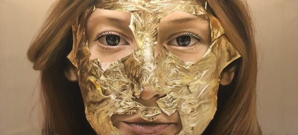 Oliver Jones, Gold Leaf Face Mask II, 2018