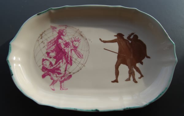 Matt Smith (British), Oval Platter 1, 2022