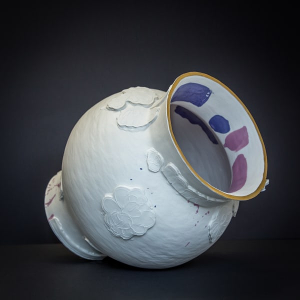 Amy Hughes, Vase Studies in Amethyst in Lilac , 2022