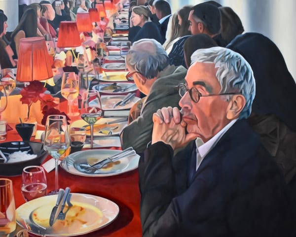 Emilia Momen, Tracey Emin's White Cube Dinner, 2024