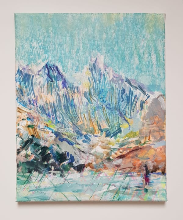 Elaine Woo MacGregor, Wild Swimmer in Lake Louise , 2023