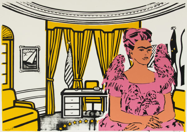 June August, Oval Office and Justice Pink, 2017