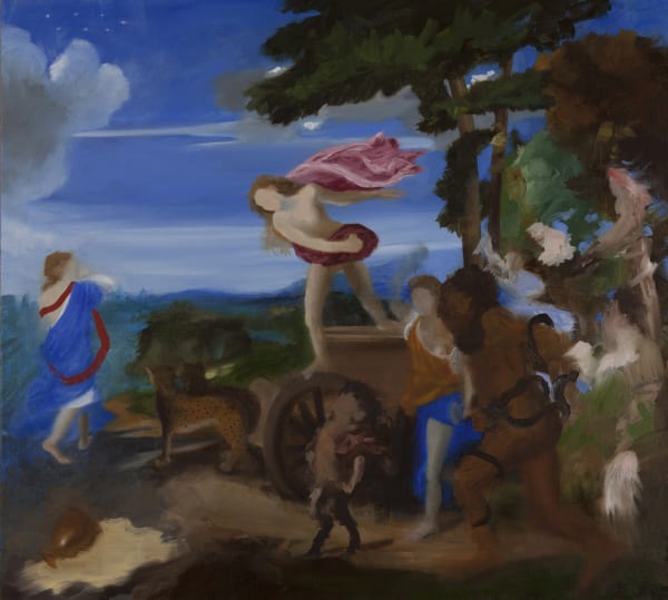 Elise Ansel, Bachus and Ariadne III, (after Titian), 2012