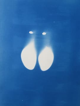 Joy Gregory, Lilac & Gold Sheened Kitten Heels , 2003