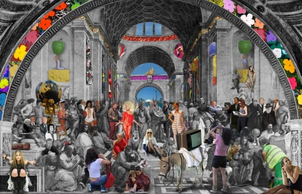 Lluís Barba, Travellers In Time Series: The School of Athens, Raphael, 2011