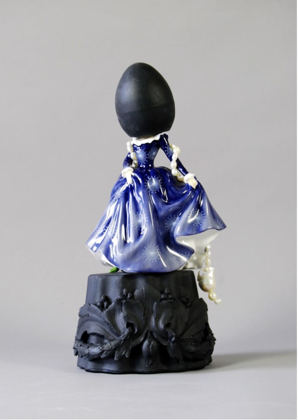 Matt Smith (British), Study in Blue with White Pearls, 2021