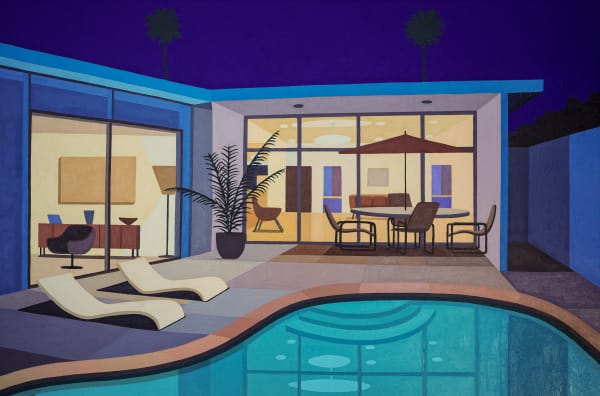 Andy Burgess, Quiet Courtyard, 2021