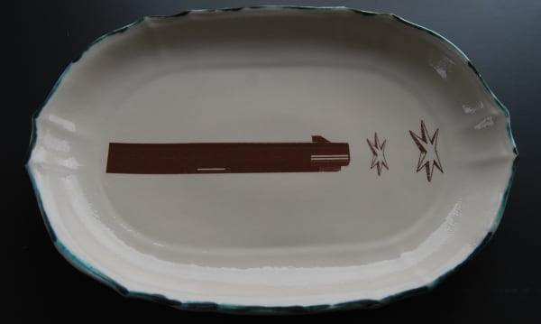 Matt Smith (British), Oval Platter 6, 2022